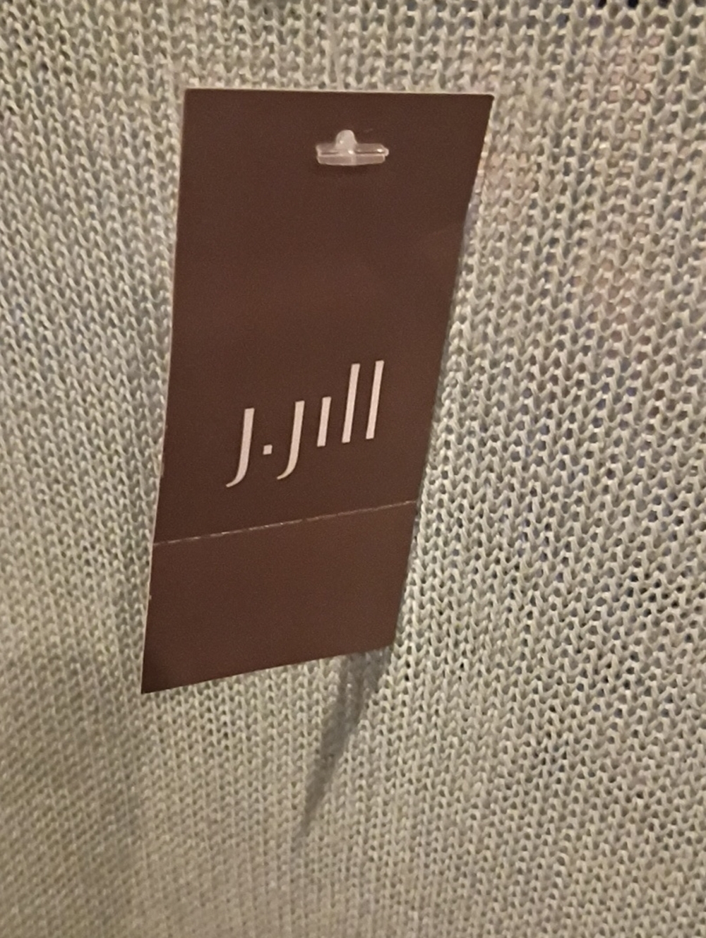 J. Jill Seaglass Linen Blend Boatneck Top
